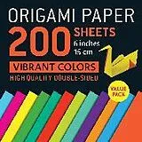 Blankobuch geb Origami Paper 200 sheets Vibrant Colors 6" (15 cm) von