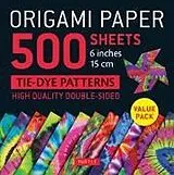 Blankobuch geb Origami Paper 500 sheets Tie-Dye Patterns 6" (15 cm) von 