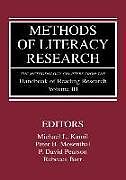 Couverture cartonnée Methods of Literacy Research de Michael L. Kamil