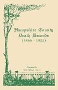 Couverture cartonnée Hampshire County [West Virginia] Death Records de 