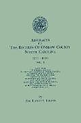 Kartonierter Einband Abstracts of the Records of Onslow County, North Carolina, 1734-1850. in Two Volumes. Volume II von Zae Hargett Gwynn