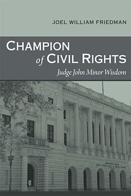 Couverture cartonnée Champion of Civil Rights de Joel William Friedman