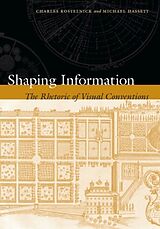 Couverture cartonnée Shaping Information de Charles Kostelnick, Michael Hassett