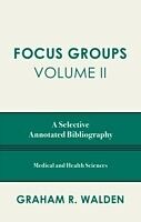 eBook (pdf) Focus Groups de Graham R. Walden