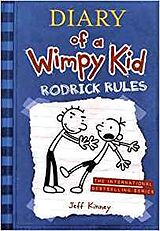 Couverture cartonnée Diary of a Wimpy Kid 02. Rodrick Rules de Jeff Kinney