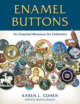 Livre Relié Enamel Buttons de Karen L Cohen