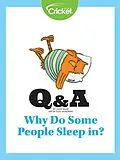 E-Book (pdf) Why Do Some People Sleep in? von Lizzie Wade