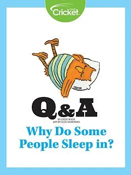 E-Book (pdf) Why Do Some People Sleep in? von Lizzie Wade