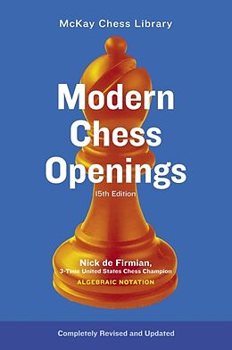 Couverture cartonnée Modern Chess Openings, 15th Edition de Nick De Firmian