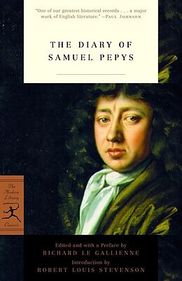 Kartonierter Einband The Diary of Samuel Pepys von Samuel Pepys