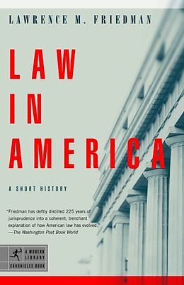 Poche format B Law In America de Lawrence Meir Friedman