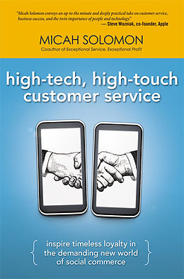 Livre Relié High-Tech, High-Touch Customer Service de Micah Solomon