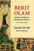 E-Book (epub) Berit Olam: Isaiah 56-66 von Paul V. Niskanen