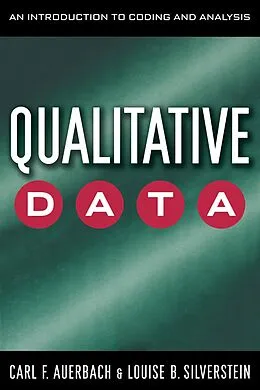 E-Book (epub) Qualitative Data von Carl Auerbach, Louise B. Silverstein