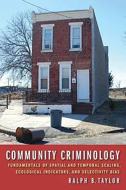 PDF Community Criminology von Ralph B. Taylor