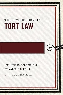 PDF Psychology of Tort Law von Jennifer K. Robbennolt