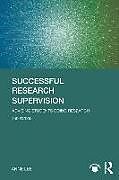 Couverture cartonnée Successful Research Supervision de Anne Lee