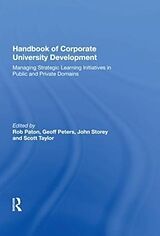 Livre Relié Handbook of Corporate University Development de Geoff Peters