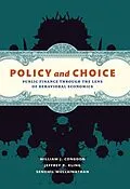 E-Book (epub) Policy and Choice von William J. Congdon, Jeffrey R. Kling, Sendhil Mullainathan