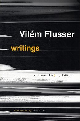 Couverture cartonnée Writings de Vilem Flusser