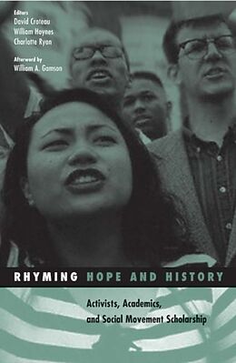 Kartonierter Einband Rhyming Hope and History von David Croteau