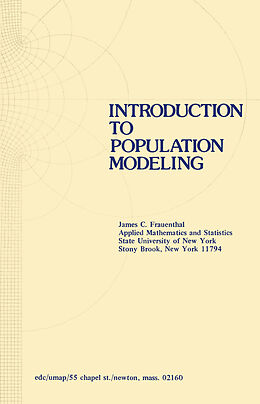 Couverture cartonnée Introduction to Population Modeling de J. C. Frauenthal