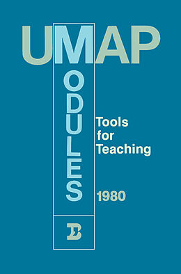 Fester Einband UMAP Modules 1980 von Springer