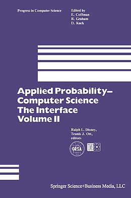 Couverture cartonnée Applied Probability-Computer Science. Vol.2 de Ralph L. Disney, Teunis J. Ott