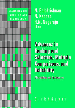 Livre Relié Advances in Ranking and Selection, Multiple Comparisons, and Reliability de 