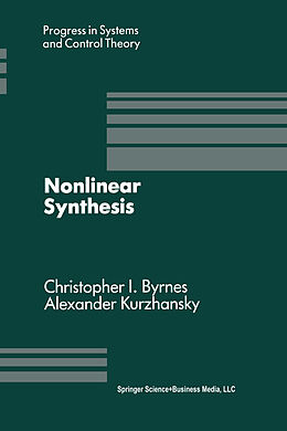 Couverture cartonnée Nonlinear Synthesis de A. B. Kurzhanski, C. I. Byrnes