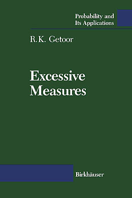 Livre Relié Excessive Measures de R. K. Getoor