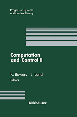 Livre Relié Computation and Control II de Kenneth L Bowers, John Lund