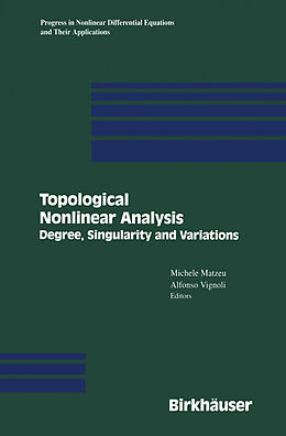 Fester Einband Topological Nonlinear Analysis von 