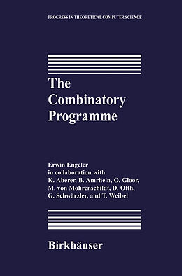 Livre Relié The Combinatory Programme de Erwin Engeler