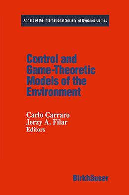 Livre Relié Control and Game-Theoretic Models of the Environment de 