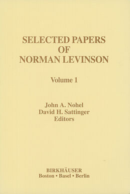 Livre Relié Selected Papers of Norman Levinson de 