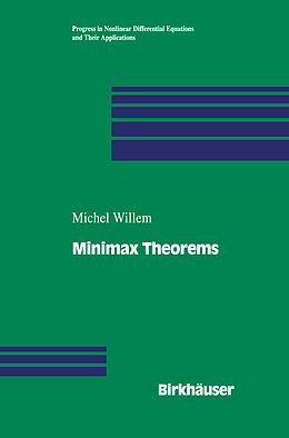 Fester Einband Minimax Theorems von Michel Willem
