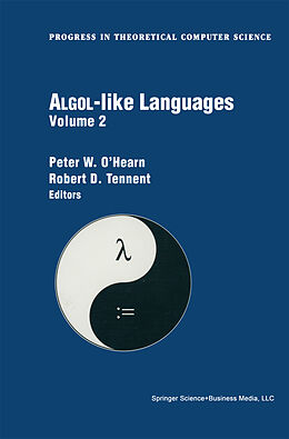 Livre Relié Algol-like Languages de Robert Tennent, Peter O'Hearn