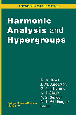 Livre Relié Harmonic Analysis and Hypergroups de 