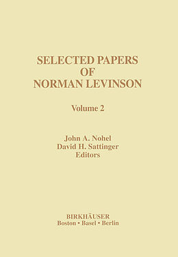 Livre Relié Selected Papers of Norman Levinson de 