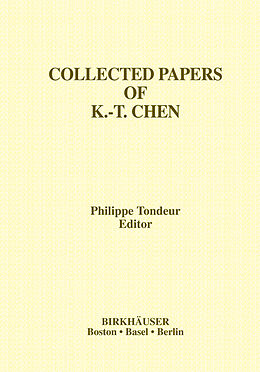Livre Relié Collected Papers of K.-T. Chen de 