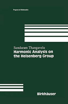 Fester Einband Harmonic Analysis on the Heisenberg Group von 
