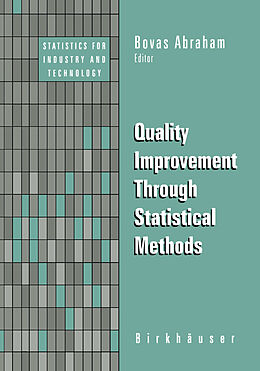 Livre Relié Quality Improvement Through Statistical Methods de 