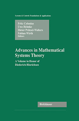 Livre Relié Advances in Mathematical Systems Theory de 