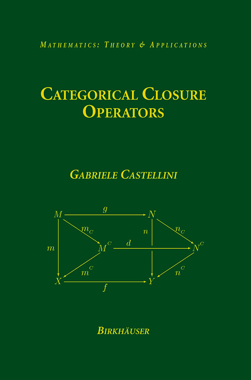 Categorical Closure Operators