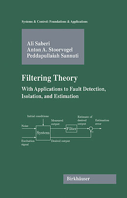 Livre Relié Filtering Theory de Ali Saberi, Anton A. Stoorvogel, Peddapullaiah Sannuti