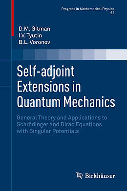 Livre Relié Self-adjoint Extensions in Quantum Mechanics de D. M. Gitman, B. L. Voronov, I. V. Tyutin