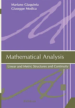 E-Book (pdf) Mathematical Analysis von Mariano Giaquinta, Giuseppe Modica