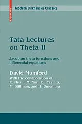 Kartonierter Einband Tata Lectures on Theta II von David Mumford