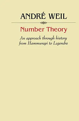 E-Book (pdf) Number Theory von André Weil
